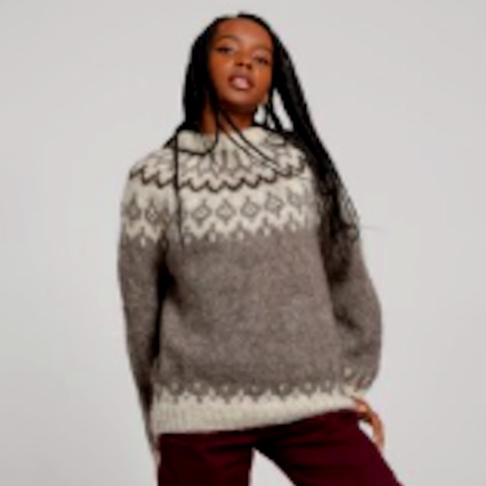 Icelandic Wool Fair Isle Sweater
